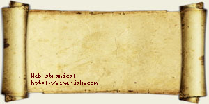 Jakov Aćimac vizit kartica